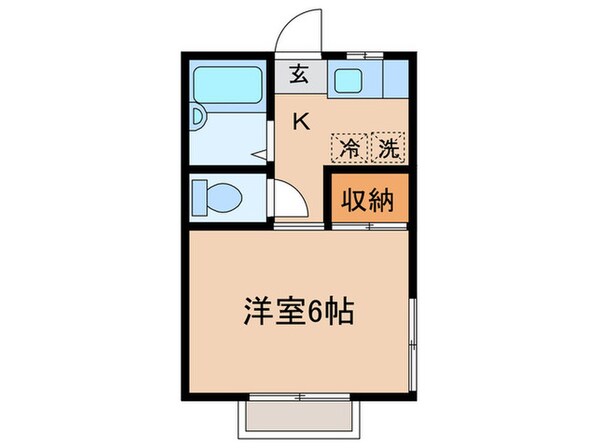 セ－フティハイツの物件間取画像